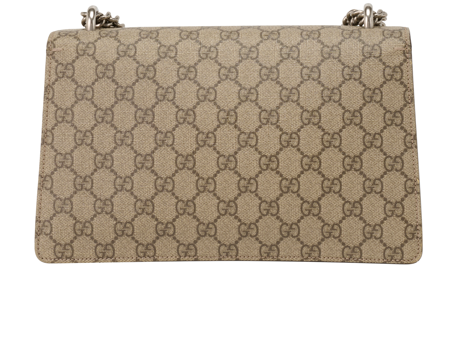 Dionysus Wallet On Chain, &pound;650, Handbags, Beige, Canvas, Back view
